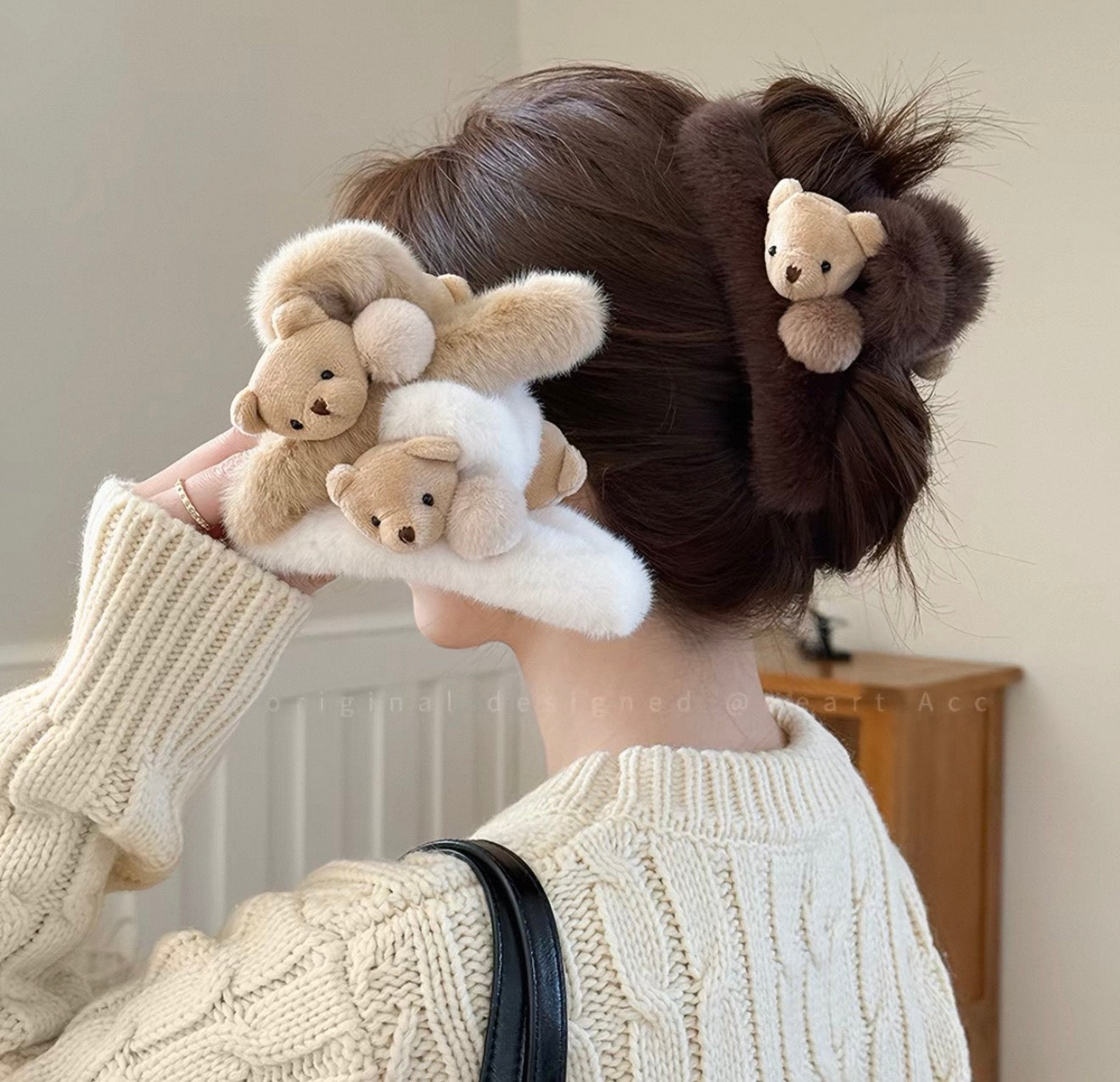 Cuddle Bear Teddy Claw Clips
