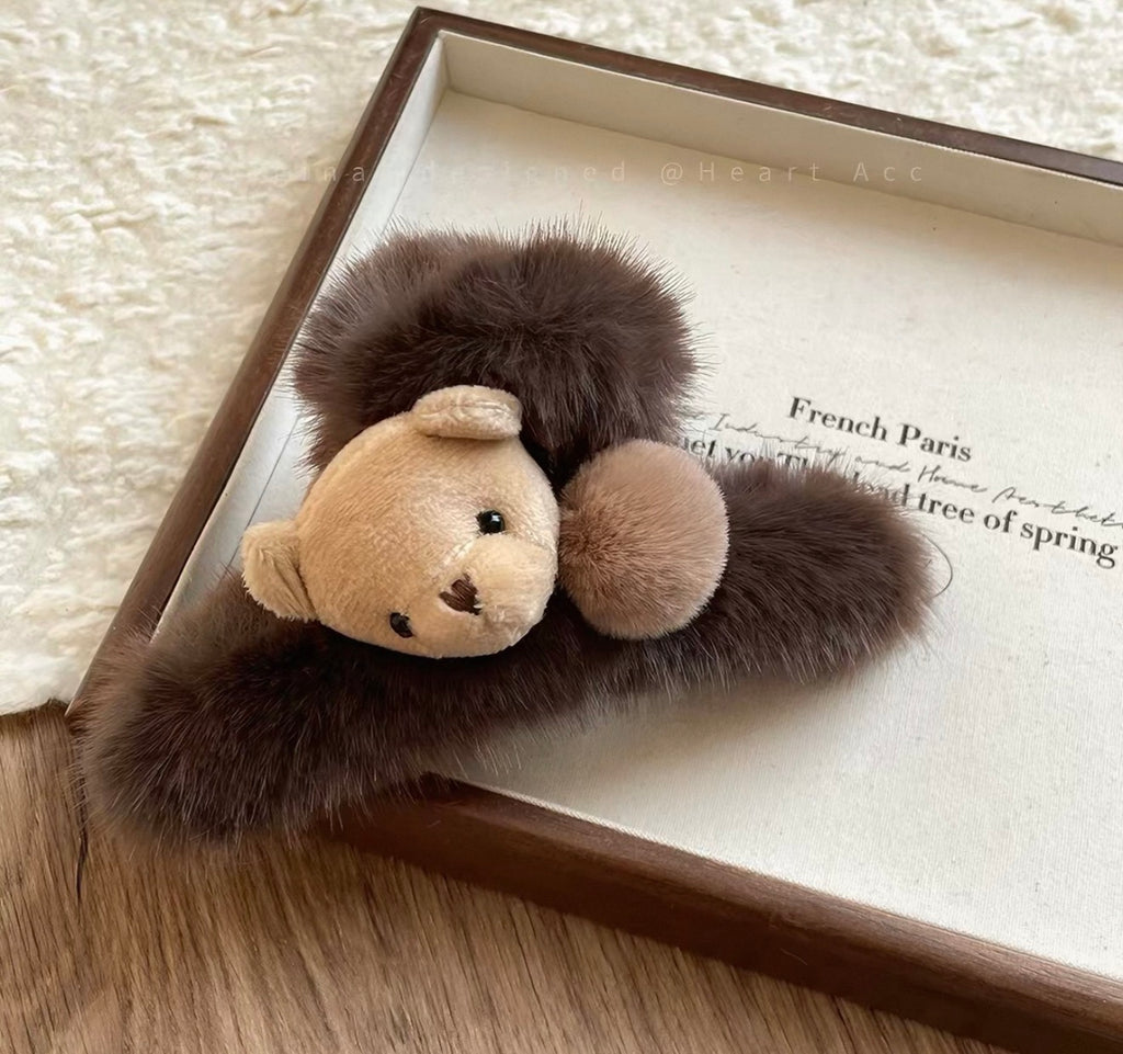 Cuddle Bear Teddy Claw Clips