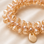 Champagne Crystal Luxe hair Halo