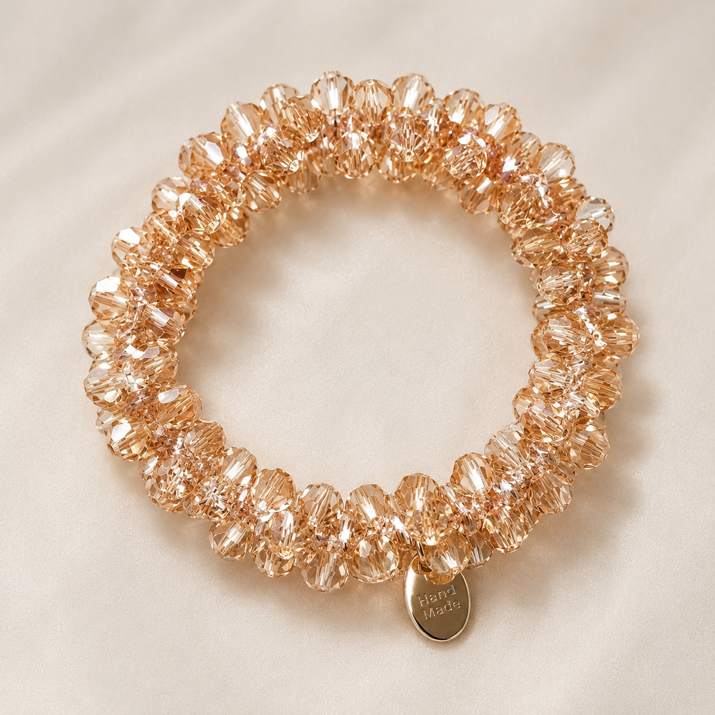 Champagne Crystal Luxe hair Halo