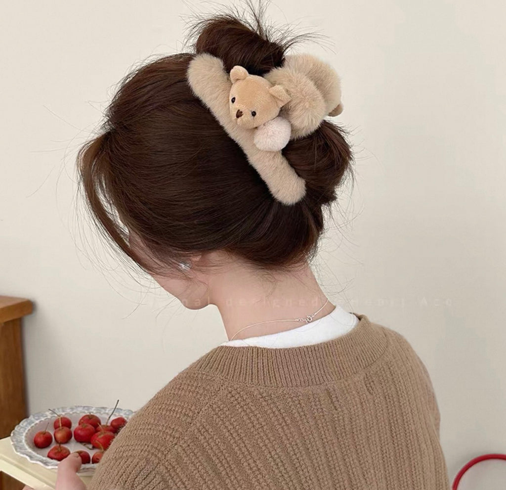 Cuddle Bear Teddy Claw Clips