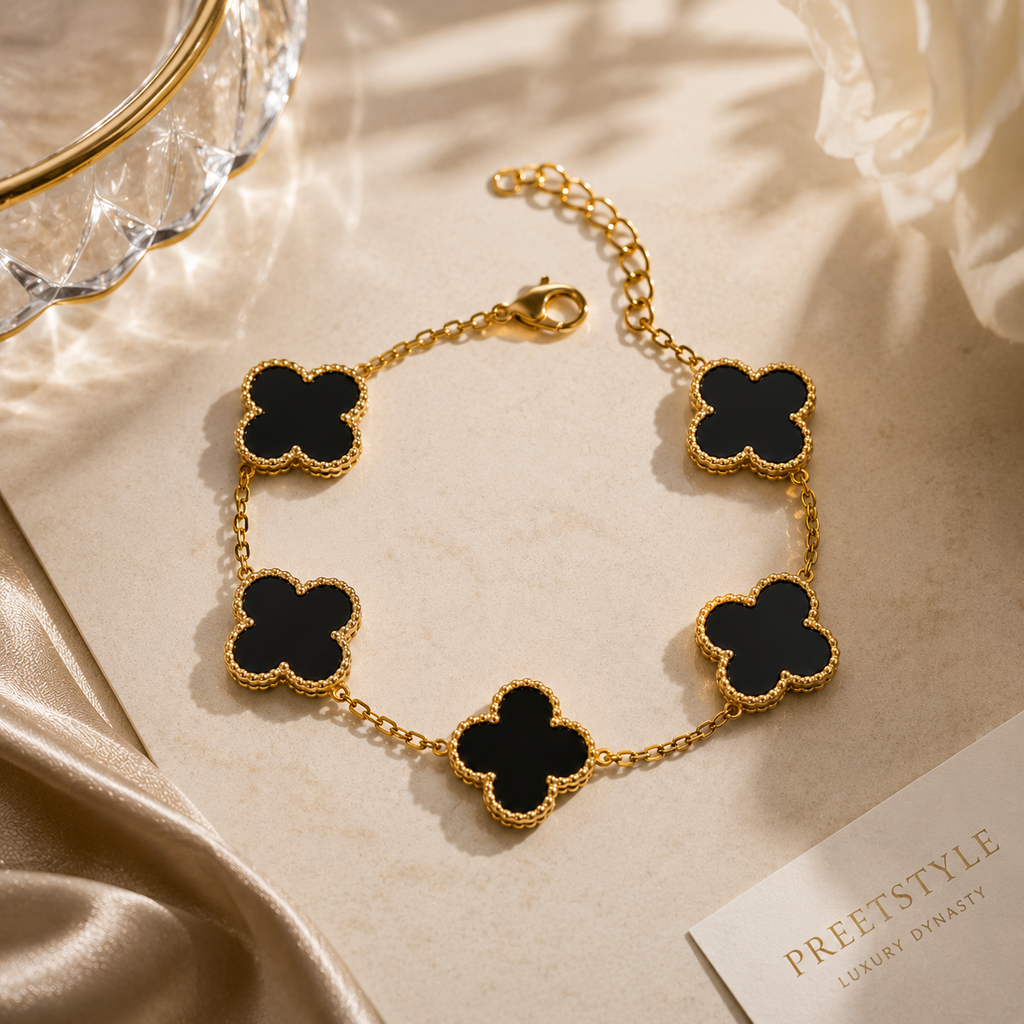 Luck & Luxury Onyx Bracelet