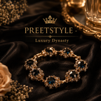 Vintage Gala Crystal Link Bracelet