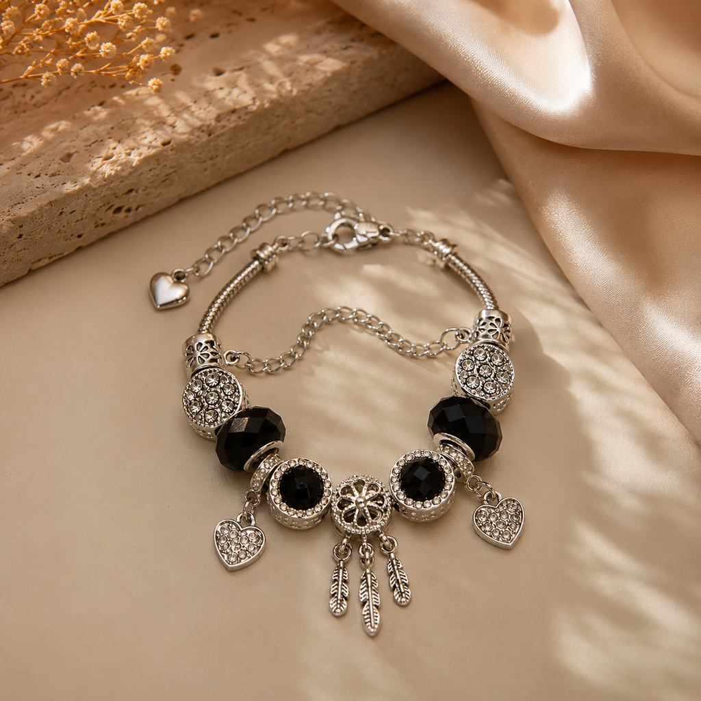 Moonlight Dynasty Heart Bangle