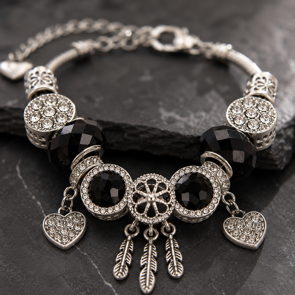 Moonlight Dynasty Heart Bangle