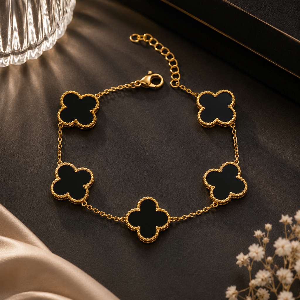 Luck & Luxury Onyx Bracelet