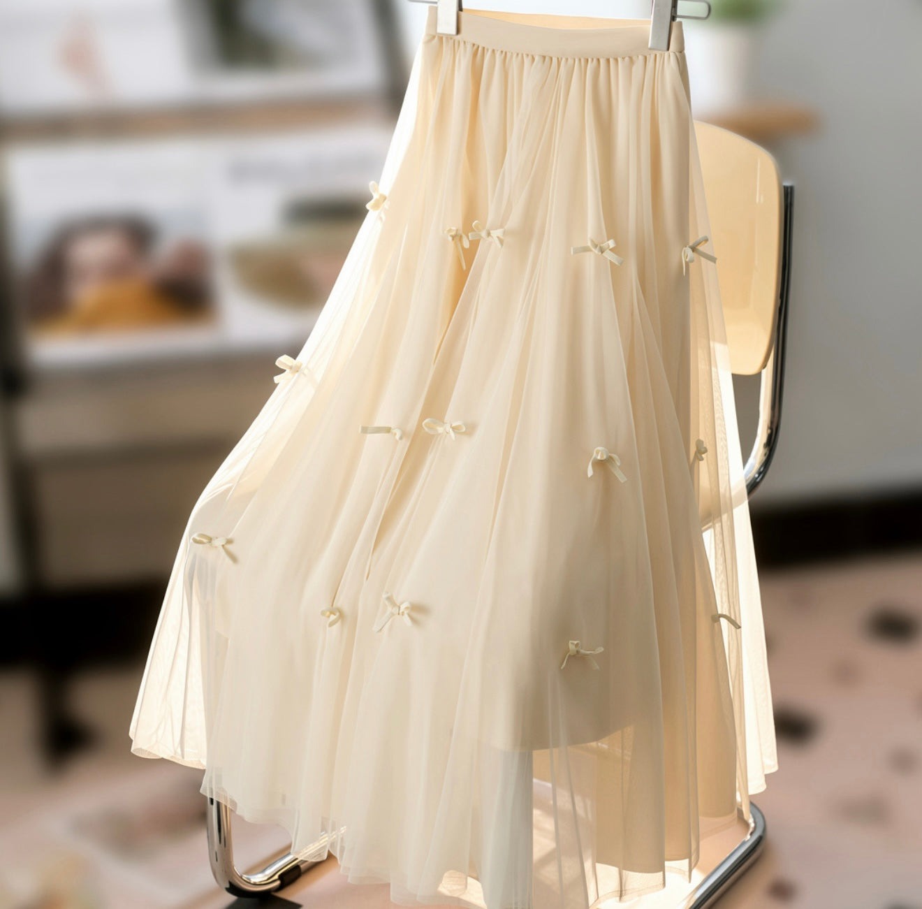 MID LENGTH  A LINE UMBRELLA SKIRTS