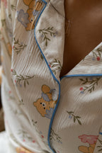 Teddy Garden Cotton Pajama Set