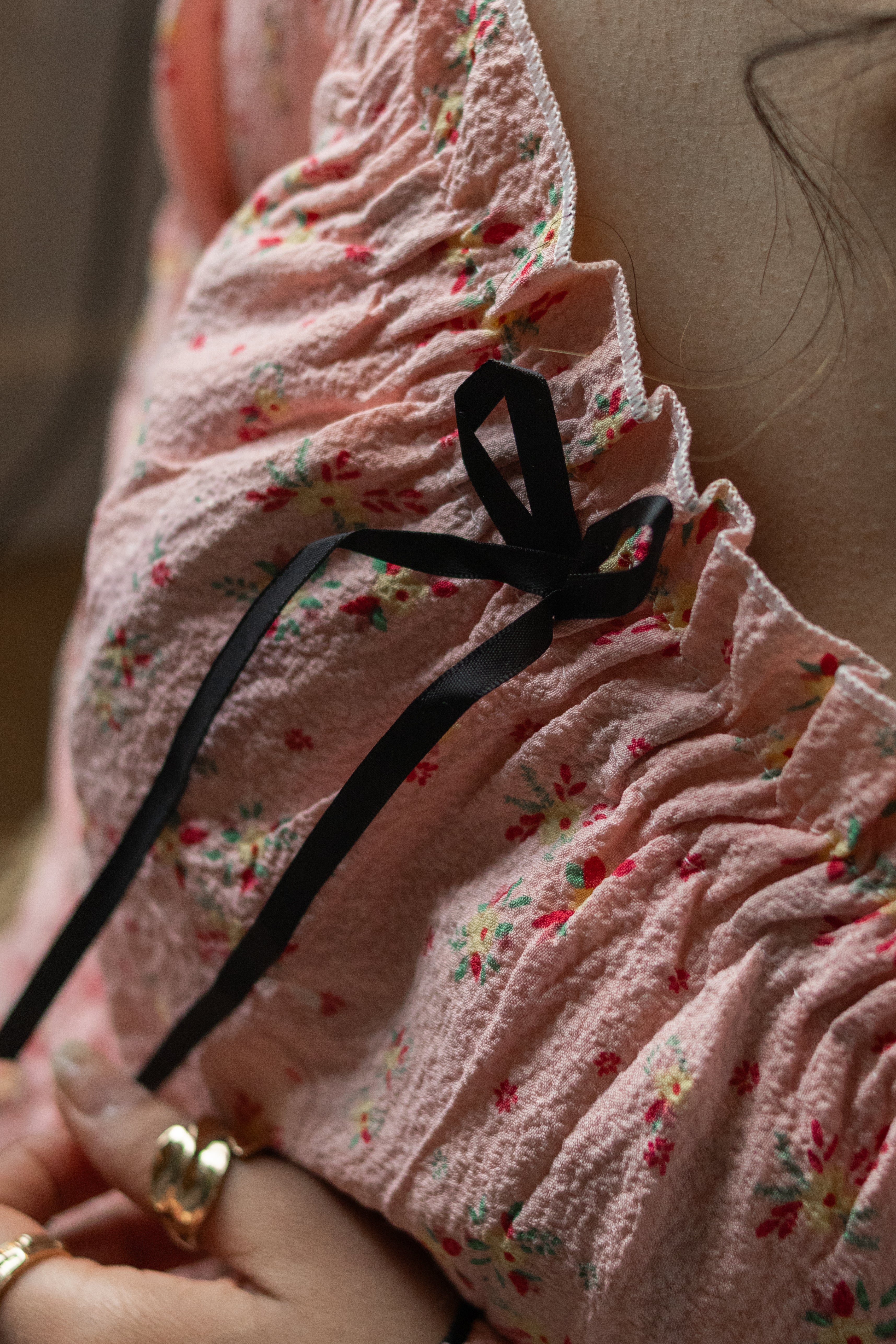 Blush Vintage Ribbon Night Dress