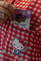 Hello Kitty Classic Gingham Lounge & Sleep Set – Red/White