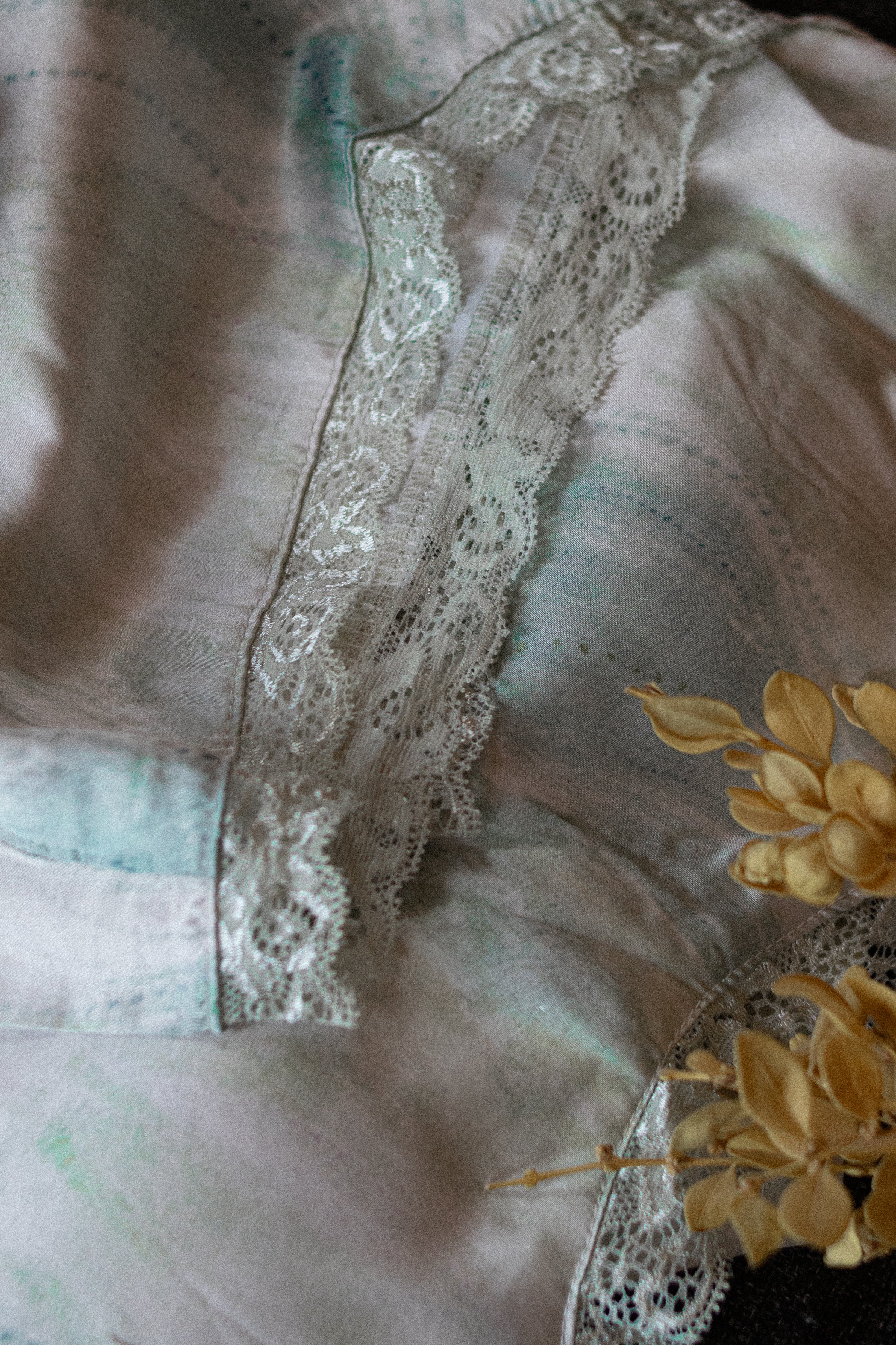 Ivory Whisper Satin Nightsuit