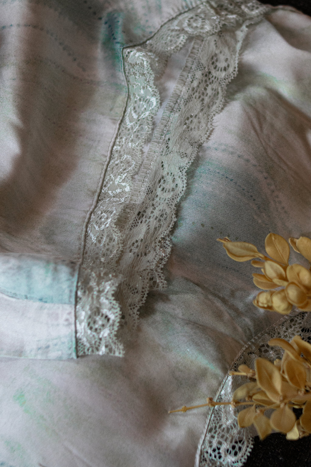 Ivory Whisper Satin Nightsuit