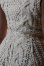 Ivory Heritage  Knit Corset mini Dress