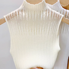 Clara Lace-Trim Knit Camisole