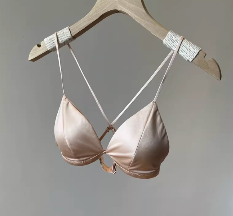 Midnight Minimal Triangle Bra – Sleek Everyday Essential