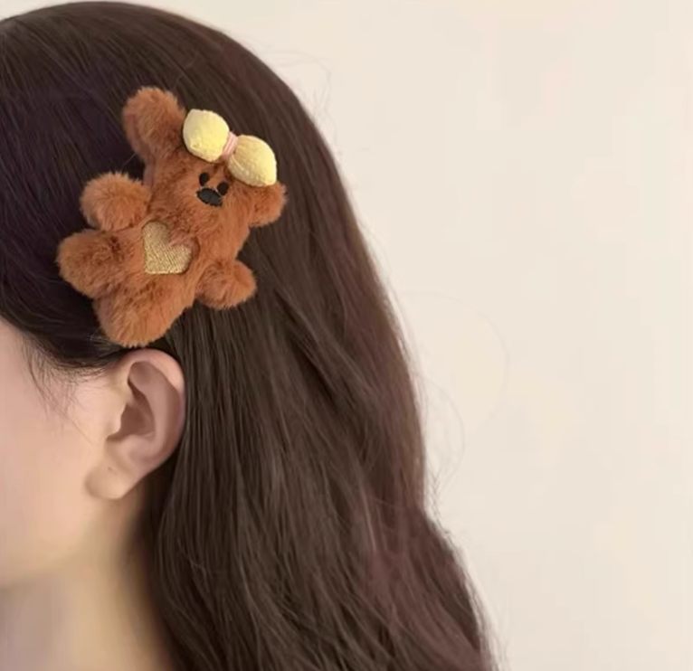 Honey Bear Hair Pins