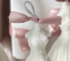 Bridesmaid Dress keepsake Candle