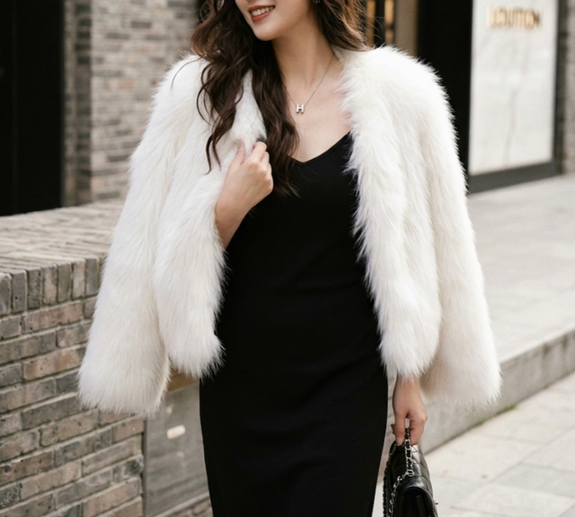 Snowfall Luxe Fur Jacket