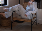 Powder blue Azure Lace Heritage Lounge Set