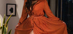 Vintage Polka Charm Belted Midi Dress