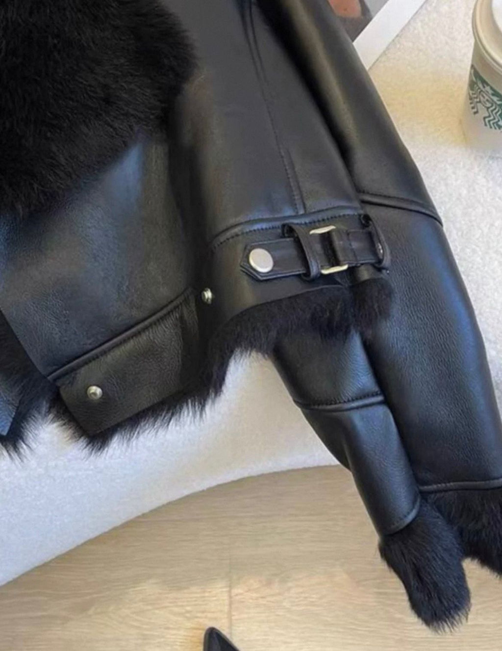 Obsidian Luxe Shearling Jacket