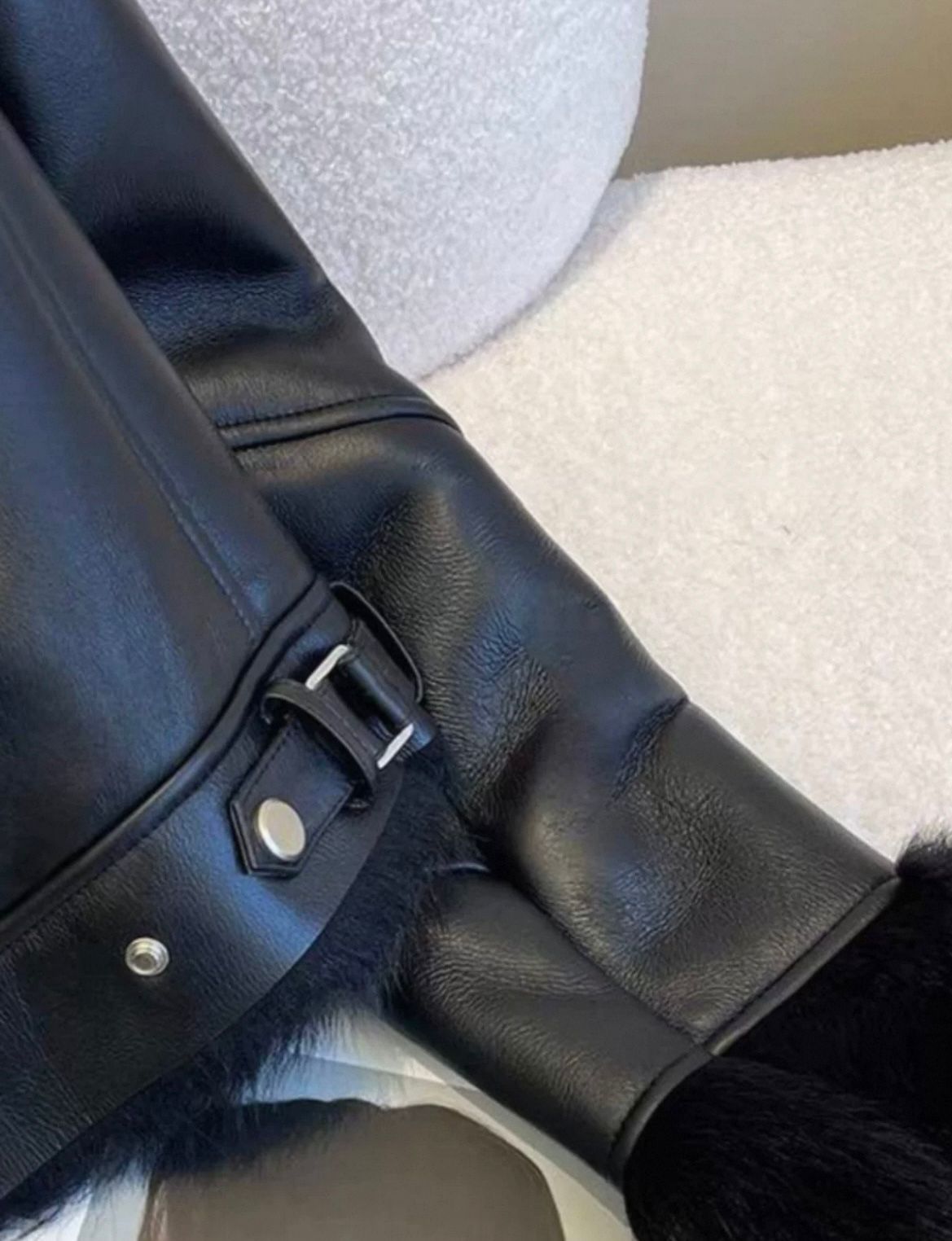 Obsidian Luxe Shearling Jacket