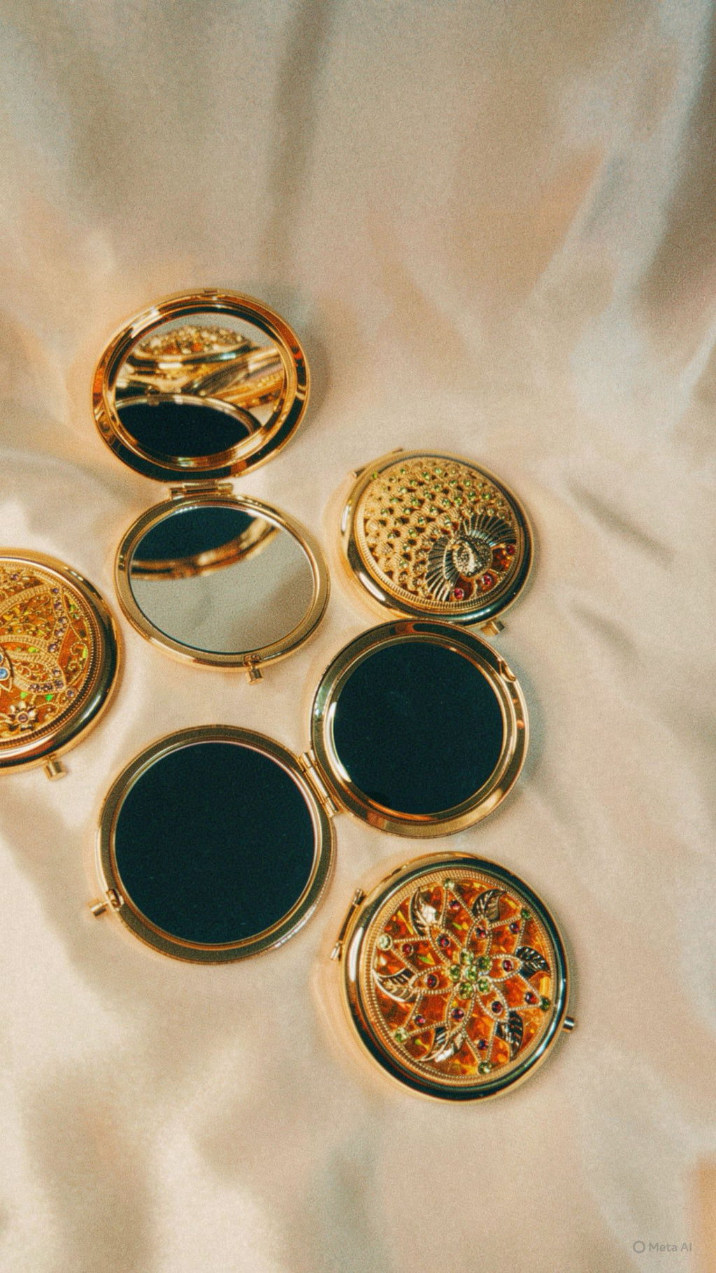 Vintage Retro Chinese Handheld Mirror