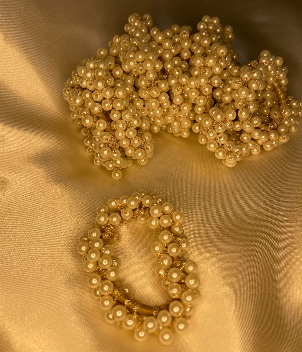 Ivory Pearl Bloom Hair Halo