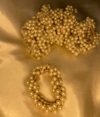 Ivory Pearl Bloom Hair Halo