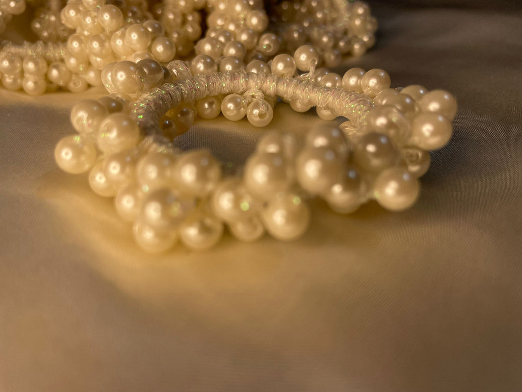 Ivory Pearl Bloom Hair Halo