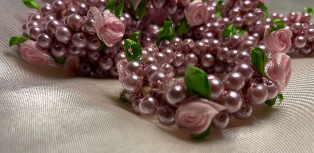 Blush Rose Pearl Garden Halo