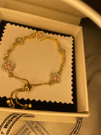 Enchanted Rosé Clover Bracelet