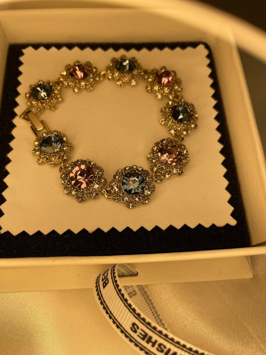 Vintage Gala Crystal Link Bracelet