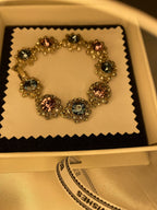 Vintage Gala Crystal Link Bracelet