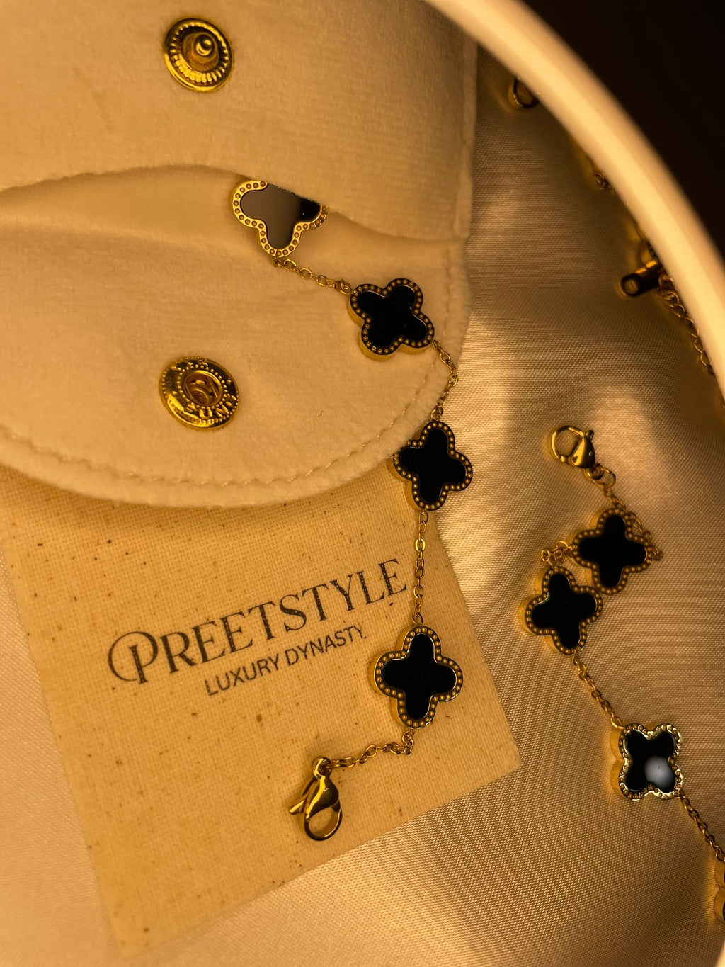 Luck & Luxury Onyx Bracelet