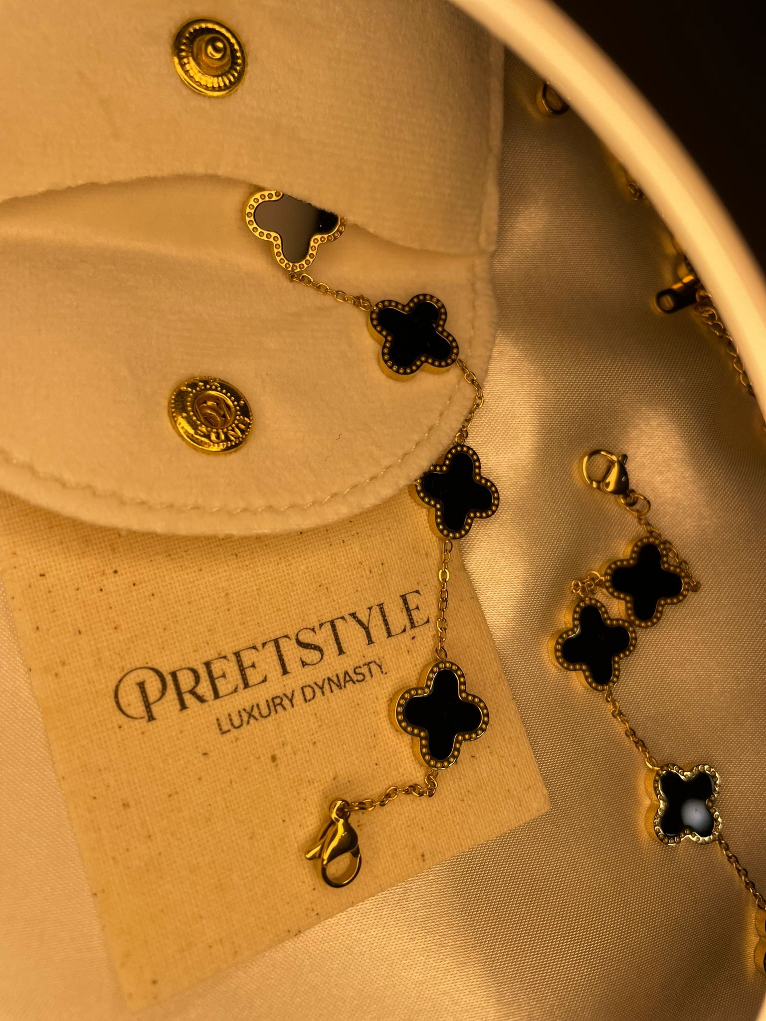 Luck & Luxury Onyx Bracelet