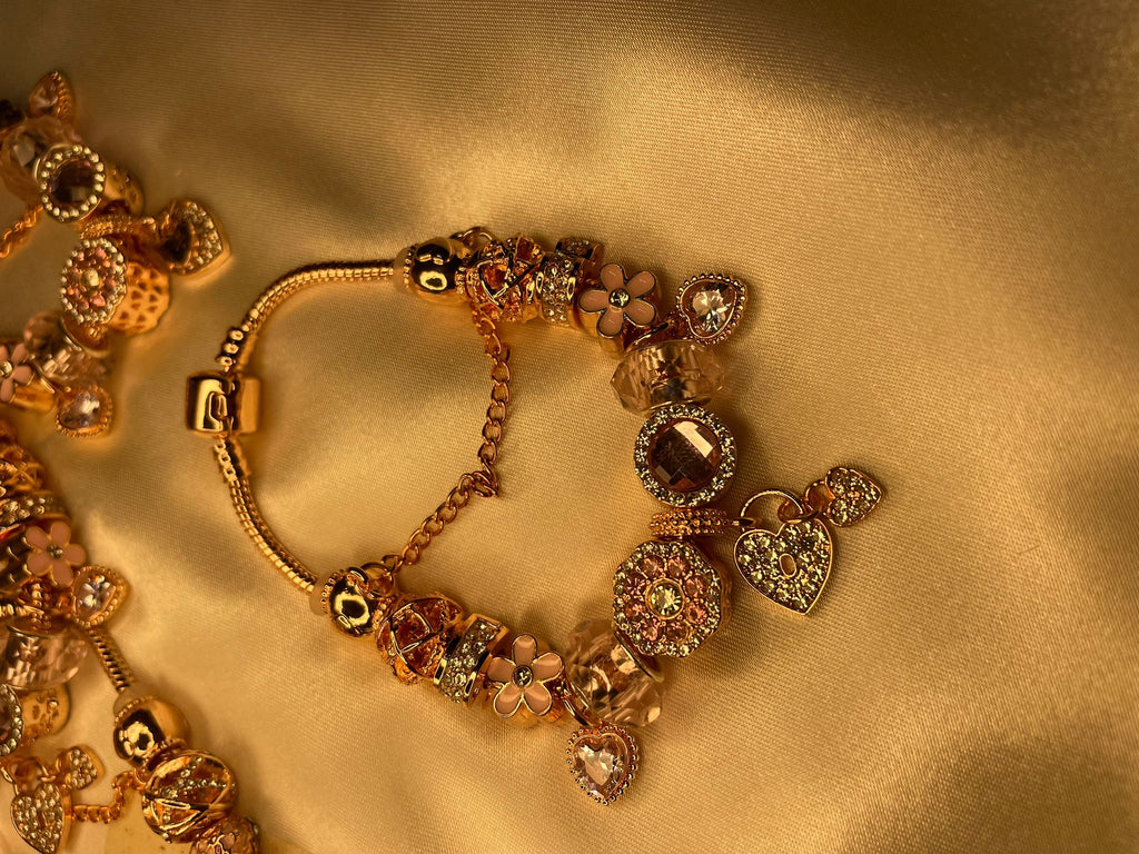 The Pink Royale Charm Bracelet
