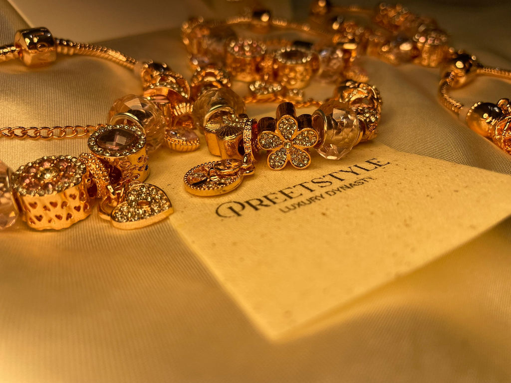 The Pink Royale Charm Bracelet