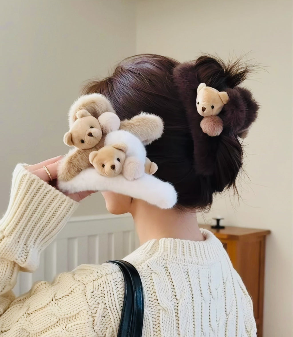 Cuddle Bear Teddy Claw Clips